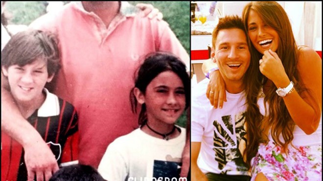 Messi, say tình từ thuở 13 đến yêu nàng chân ngắn Những rung động đầu đời của Leo không phải với Antonella