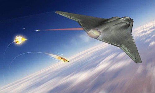 Mỹ chế tạo tiêm kích bảo vệ sát thủ tàng hình B-21 Hình minh họa khả năng diệt máy bay địch sâu trong vùng phòng không đối phương của tiêm kích PCA. Ảnh: BreakingDefense