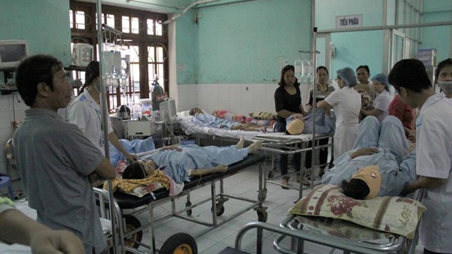 Lời kể ám ảnh của nạn nhân vụ nổ kinh hoàng ở Thái Bình Những người bị thương trong vụ nổ ở cơ sở chế biến don biển đang được điều trị tại Bệnh viện Đa khoa tỉnh Thái Bình