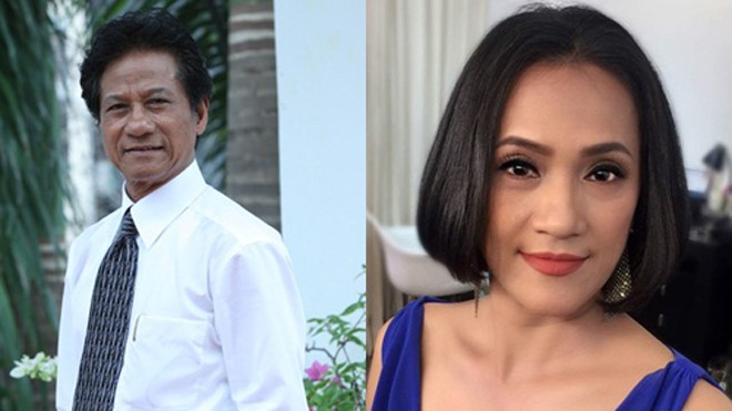 Những người vợ của danh ca Chế Linh (1): Đắng cay “tình chị duyên em“! Lệ Thi - con gái Chế Linh (phải) chia sẻ cô không oán hận cha mình