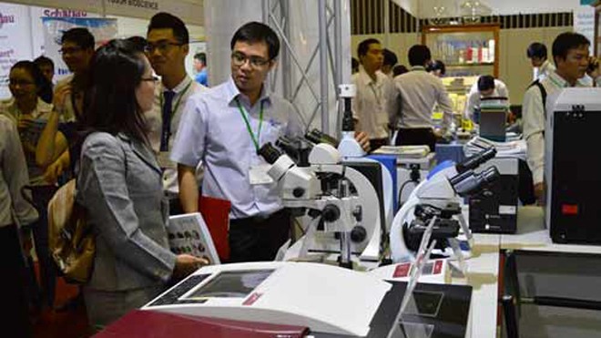 17 quốc gia đưa công nghệ hiện đại đến triển lãm ở Việt Nam Triển lãm quốc tế về công nghệ thí nghiệm, phân tích, công nghệ sinh học và chuẩn đoán năm 2015.