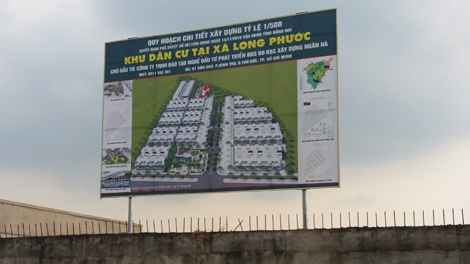 Cẩn trọng với đất nền “ăn theo” dự án sân bay Dự án Airlink C.T đã rao bán, nhưng hạ tầng vẫn xây dựng