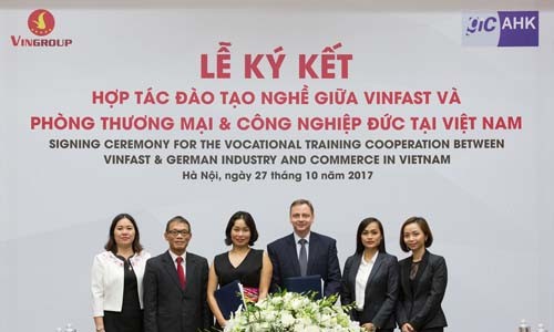 Vinfast và phòng thương mại công nghiệp Đức hợp tác đào tạo cơ khí Vinfast và phòng thương mại công nghiệp Đức hợp tác đào tạo cơ khí