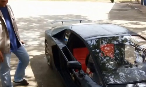 Thợ Thái Lan tự chế siêu xe Lamborghini Thợ Thái Lan tự chế siêu xe Lamborghini