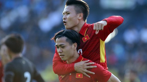 Trả lời truyền hình Trung Quốc, bộ đôi U23 Việt Nam đặt mục tiêu vô địch Trả lời truyền hình Trung Quốc, bộ đôi U23 Việt Nam đặt mục tiêu vô địch