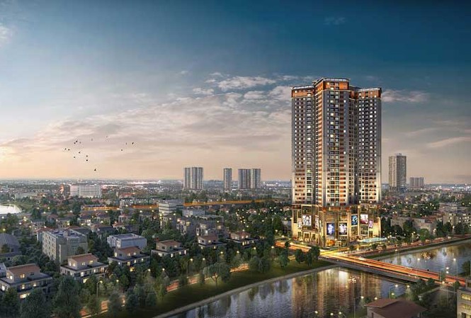 BĐS Hà Đông “sôi động phân khúc căn hộ giá hơn 1 tỉ đồng” Samsora Premier 105 là tổ hợp trung tâm thương mại dịch vụ văn phòng và chung cư cao 37 tầng, có 3 tầng hầm, 6 tầng thương mại dịch vụ và 29 tầng căn hộ.