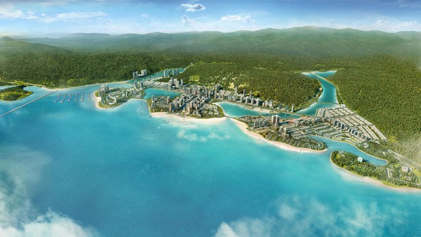 BimGroup gia tăng sức nóng tại thị trường bất động sản Quảng Ninh Tổng thể khu đô thị Halong Marina do BIM Group làm chủ đầu tư