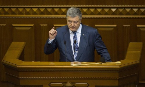 Ukraine muốn chia tay dứt khoát với Nga, gia nhập NATO Tổng thống Ukraine Petro Poroshenko. (Nguồn: Unian)