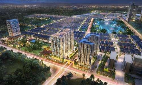 Năm 2018: Tập đoàn Nam Cường và những bước đi vững chắc Dự án Anland Comple và Anland Premium trong phối cảnh tổng thể của Khu đô thị Dương Nội
