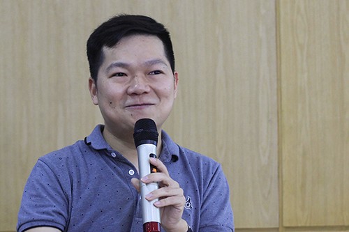 TS Nguyễn Chí Hiếu chia sẻ bốn khoảng trống giáo dục phổ thông TS Nguyễn Chí Hiếu. Ảnh: Dương Tâm