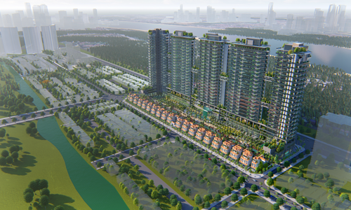Sunshine Crystal River – Sự hoàn hảo của đặc quyền và riêng tư Sunshine Crystal River sở hữu vị trí vàng có tầm nhìn bao trọn sân golf Ciputra đắt giá