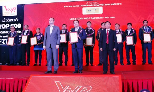 PVcomBank tiếp tục lọt top doanh nghiệp lớn nhất Việt Nam PVcomBank tiếp tục lọt top doanh nghiệp lớn nhất Việt Nam