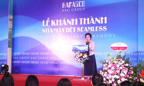 Hafaco: thành viên tập đoàn BRG khánh thành nhà máy dệt Seamless Hafaco: thành viên tập đoàn BRG khánh thành nhà máy dệt Seamless