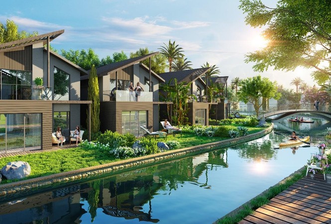 Second home tại Hồ Tràm – tận hưởng không gian nghỉ dưỡng vùng nhiệt đới Phong cách kiến trúc The Tropicana – hơi thở vùng nhiệt đới