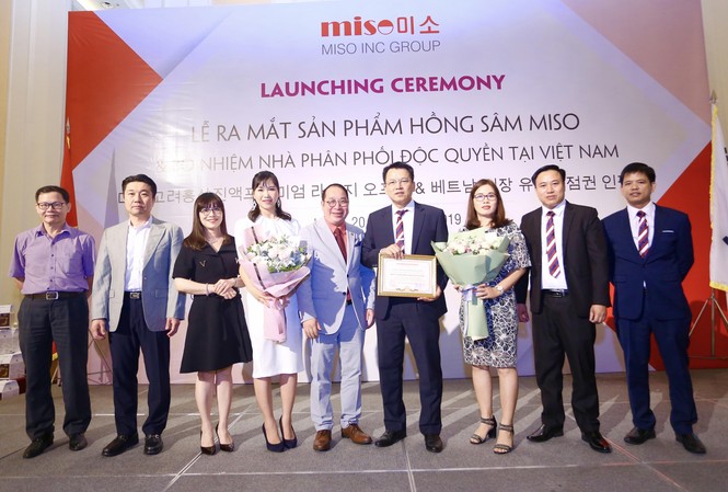 Ra mắt sản phẩm Hồng Sâm Miso Hàn Quốc Ra mắt sản phẩm Hồng Sâm Miso Hàn Quốc