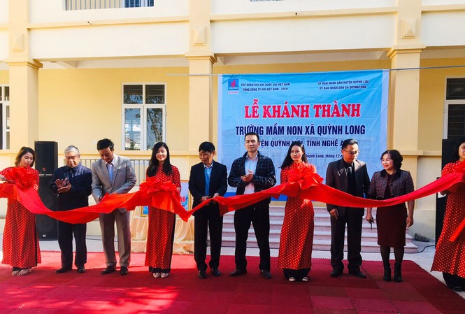 PV GAS tài trợ 4 tỷ đồng xây dựng trường mầm non Quỳnh Long PV GAS tài trợ 4 tỷ đồng xây dựng trường mầm non Quỳnh Long