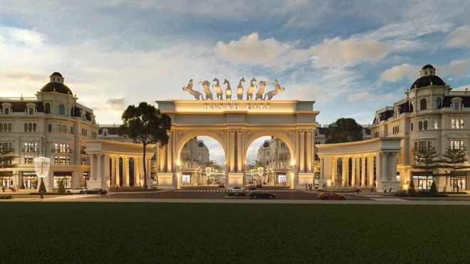 Người dân Thái Nguyên xôn xao về chuỗi 88 tiện ích đẳng cấp của Danko City Cổng chào tráng lệ rộng 5000m2 tại Danko City Thái Nguyên