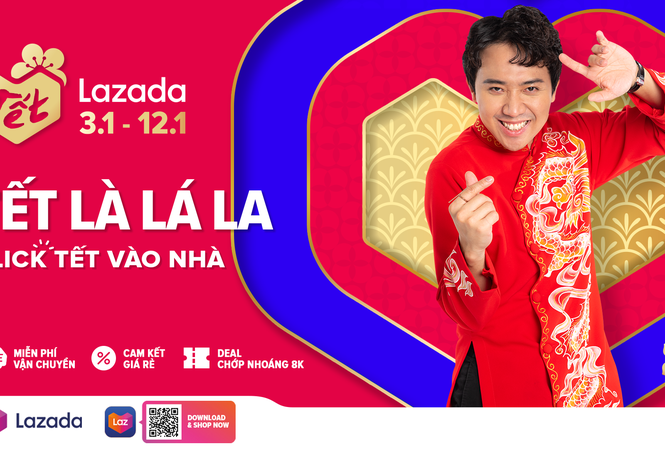 3 cam kết Lazada cho khách hàng trong Lễ hội mua sắm 'Có Lazada, Tết Là Lá La' Lễ hội mua sắm Có Lazada – Tết Là Lá La hướng đến việc nâng cao trải nghiệm mua sắm của khách hàng trong dịp Tết thông qua 03 cam kết về giá hàng hóa, lượng nguồn cung hàng hóa, và giao hàng đúng hạn