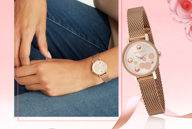 DOJI Watch: Đích đến của những người yêu đồng hồ trong ngày 8/3 Một chiếc đồng hồ trẻ trung, thanh lịch àm DOJI Watch phân phối không chỉ làm nổi bật các đường nét mềm mại mà còn giúp phụ nữ cảm thấy tự tin hơn và quý phái hơn