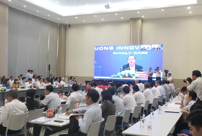 Bình Dương thực hiện đề án ‘Vùng đổi mới sáng tạo’ Toàn cảnh hội nghị