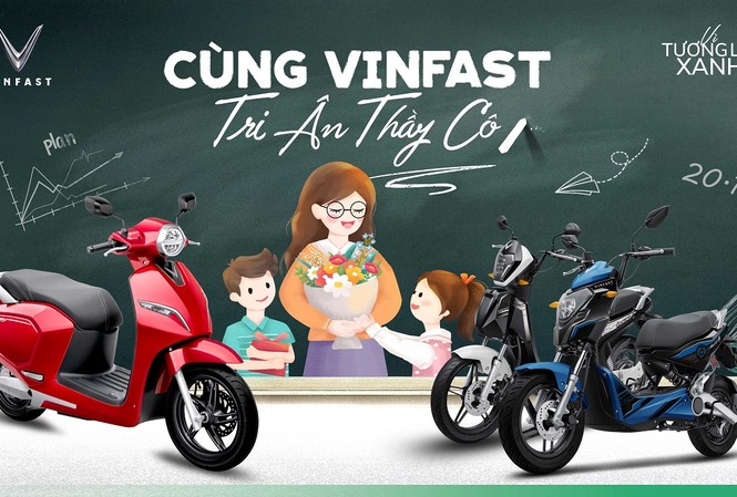 VinFast tặng quà tri ân thầy cô đón mừng ngày Nhà Giáo VinFast tặng quà tri ân thầy cô đón mừng ngày Nhà Giáo