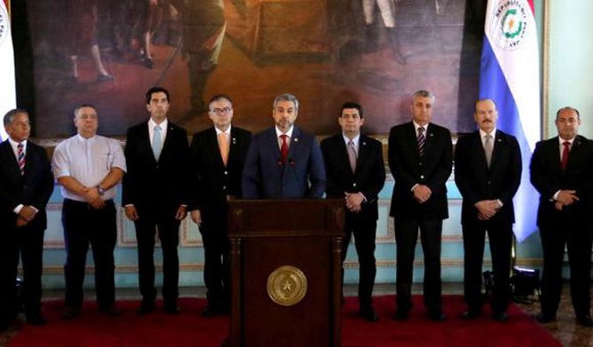 THẾ GIỚI 24H: Paraguay cắt đứt quan hệ ngoại giao với Venezuela Tổng thống Paraguay Mario Abdo Benitez tuyên bố cắt quan hệ ngoại giao với Venezuela. Ảnh: elcomercio