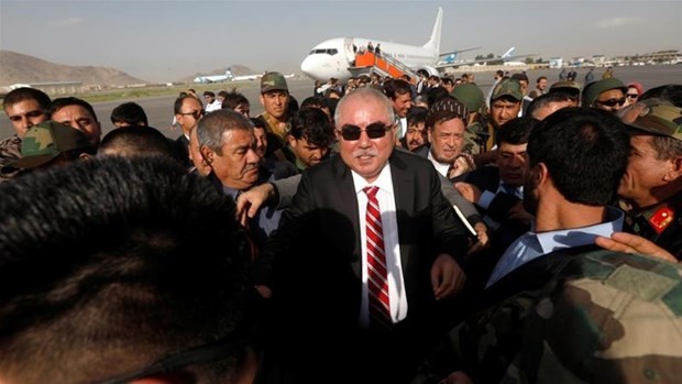 THẾ GIỚI 24H: Taliban tấn công đoàn xe hộ tống Phó Tổng thống Afghanistan Phó Tổng thống thứ nhất của Afghanistan Abdul Rashid Dostum. Ảnh: Reuters