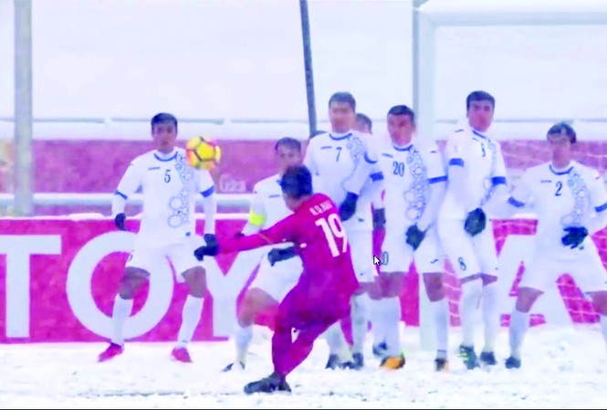 Quang Hải được AFC vinh danh, U23 Việt Nam dự giải châu Á thế nào? Pha đá phạt đẳng cấp của Quang Hải