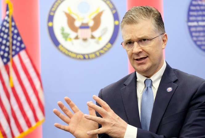 Đại sứ Mỹ tại Việt Nam Daniel Kritenbrink. Ảnh: Hoàng Mạnh Thắng