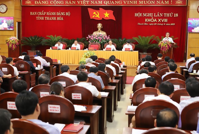 Thanh Hóa: Cần tận dụng lợi thế chiến lược để tạo môi trường đầu tư thuận lợi Toàn cảnh hội nghị.