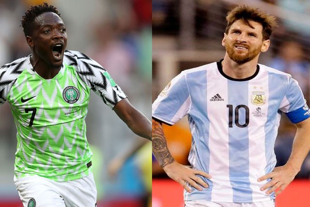 'Sát thủ' Nigeria hù dọa Messi, tuyên bố tiễn Argentina về nước Ahmed Musa tuyên bố sẽ chọc thủng lưới Argentina và tiễn Messi cùng các đồng đội về nước.