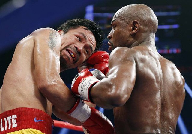 'Cay mũi' Mayweather, võ sĩ Pacquiao gửi lời thách đấu 'Cay mũi' Mayweather, võ sĩ Pacquiao gửi lời thách đấu