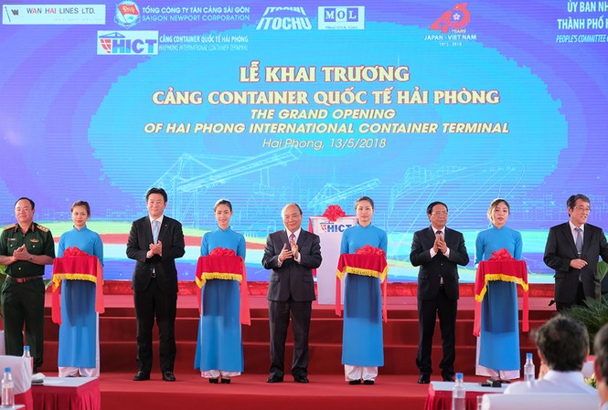 Thủ tướng dự khai trương Cảng container quốc tế Hải Phòng Thủ tướng dự khai trương Cảng container quốc tế Hải Phòng
