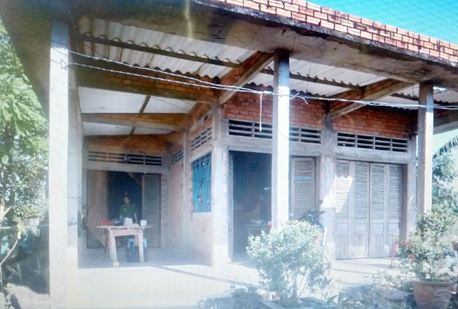 Bắt nhóm đối tượng nổ súng làm 3 người bị thương ở Tiền Giang Căn nhà nơi xảy ra vụ việc. Ảnh A.T