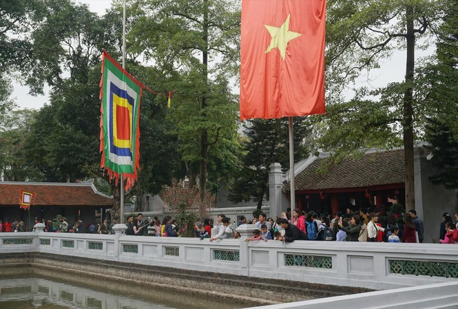 Đưa thực tế ảo tái hiện Văn Miếu hàng trăm năm Khuê Văn Các là một trong những hạng mục cần khảo sát để tu bổ Ảnh: TOAN TOAN