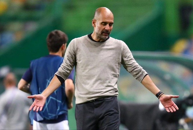Man City vẫn còn 'xanh' ở Champions League HLV Pep Guardiola thất vọng với kết quả trận đấu ảnh: GETTY IMAGES
