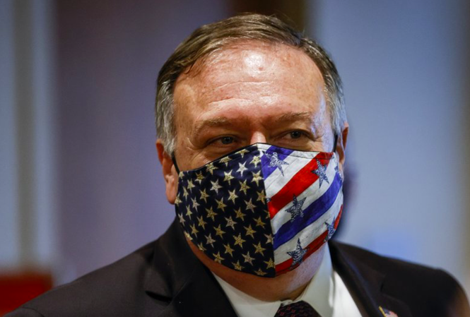 Mỹ đơn độc trong quyết tâm trừng phạt Iran Ngoại trưởng Mỹ Mike Pompeo khi vừa rời khỏi một cuộc họp của HĐBA về Iran ngày 20/8. ảnh: AP