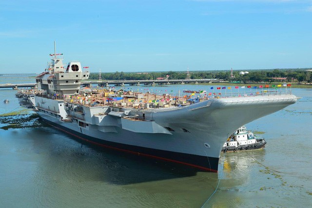 Khám phá tàu sân bay bản địa đầu tiên của Ấn Độ Tàu sân bay Vikrant của Ấn Độ.