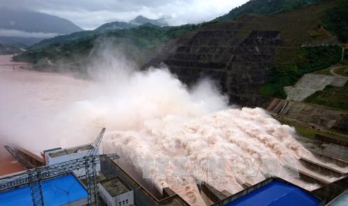 Thủy điện Lai Châu là công trình quan trọng liên quan đến an ninh quốc gia Nhà máy thủy điện Lai Châu. Ảnh: Văn Hoàng/TTXVN