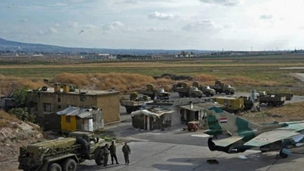 THẾ GIỚI 24H: Israel không kích căn cứ không quân Syria Căn cứ không quân T-4. Ảnh: ynetnews