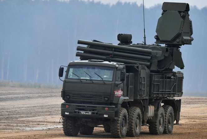 Pantsir-S bắn hạ UAV khả nghi tiếp cận căn cứ không quân Khmeimim Hệ thống phòng không Pantsir-S