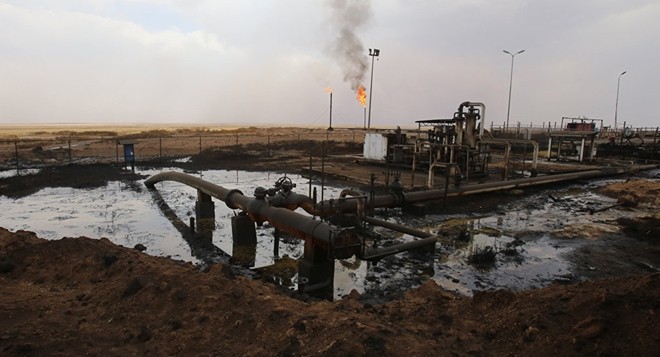 Mỏ al-Omar nằm ở phía bờ Đông sông Euphrates được coi là một trong những mỏ dầu thô lớn nhất trên lãnh thổ Syria. Ảnh:ITN