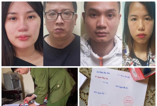 Phá đường dây làm giả giấy khám sức khỏe Bệnh viện E, Bạch Mai Đối tượng và tang vật vụ án