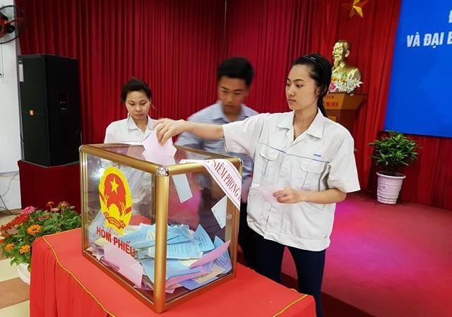Nam Định có tỷ lệ đi bầu cử thấp nhất cả nước Cử tri đi bầu cử ngày 22/5. Ảnh TP