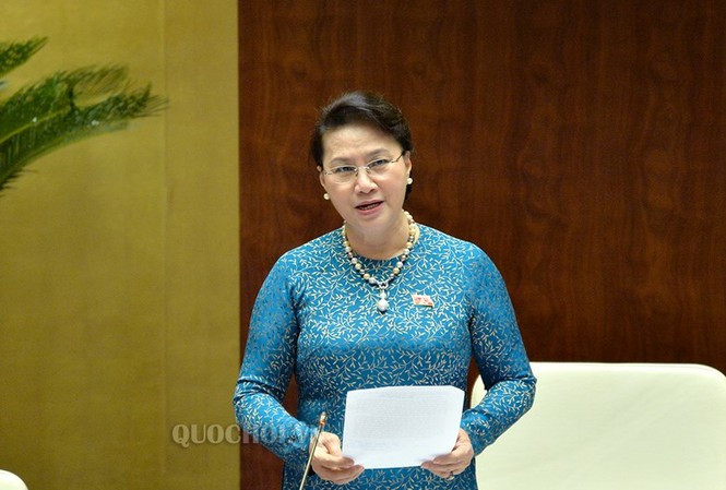 QH kêu gọi nhân dân bình tĩnh, tin tưởng quyết định của Đảng, Nhà nước Chủ tịch Quốc hội Nguyễn Thị Kim Ngân