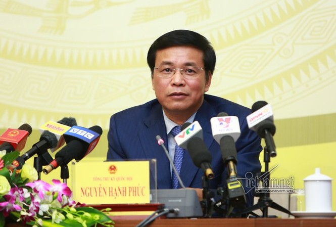 Đề nghị Bộ Công an xác minh vụ nhắn tin đe dọa, tống tiền ĐBQH Tổng thư ký Quốc hội Nguyễn Hạnh Phúc. Ảnh: Vietnamnet