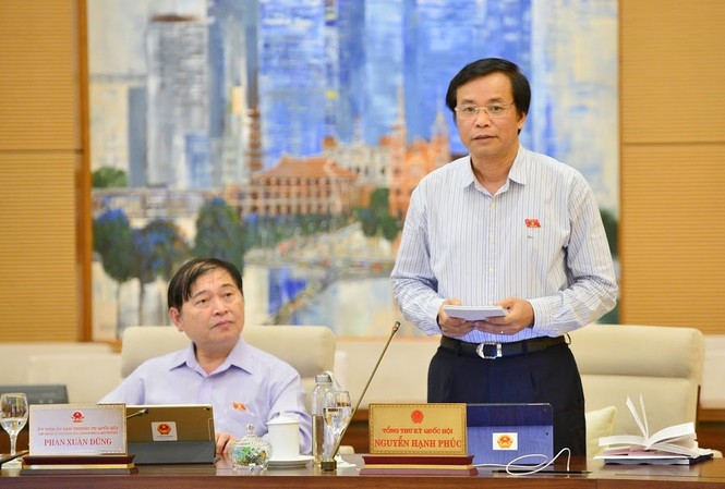 Nhiều cán bộ 'xin rút' khi được quy hoạch về Quốc hội Tổng Thư ký Quốc hội Nguyễn Hạnh Phúc