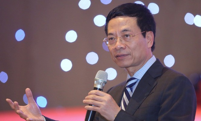 Bộ TT&TT: Không gian mạng là tương lai thịnh vượng của chúng ta Bộ trưởng Bộ TT&TT Nguyễn Mạnh Hùng. Ảnh IT