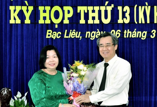 Phê chuẩn kết quả bầu, miễn nhiệm nhân sự tại tỉnh Bạc Liêu, Khánh Hòa Bà Cao Xuân Thu Vân được bầu giữ chức Phó Chủ tịch HĐND tỉnh Bạc Liêu