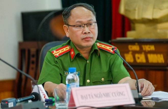 Đại tá Ngô Như Cường, Phó Cục trưởng Cục Cảnh sát Quản lý Hành chính về trật tự xã hội (Bộ Công an). Ảnh Báo CAND
